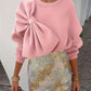 Long Sleeve Solid Color Loose Women's Top