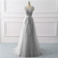 Robe de demoiselle d'honneur de mariage à petite queue en dentelle, robe de soirée pour femme