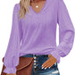 European And American Style Women V-neck T-shirt