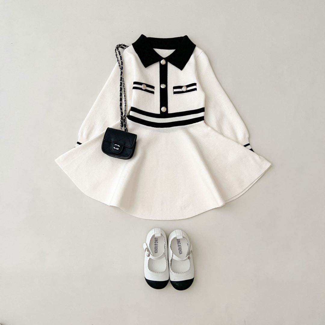 Fashion Sweater Dress Knitted