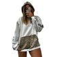 Commuter Hooded Leopard Print Multicolor Hoodie Women