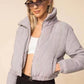 Manteau matelassé en velours côtelé et coton pour loisirs urbains et mode urbaine