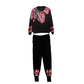 Sequined Heavy Industry Loose Sweater Coat Trousers Suit