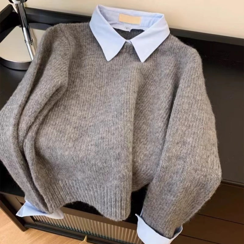 Pull ample et doux à la mode pour femme