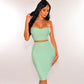 Women's Fashion Top Skirt Two Piece Set