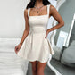 Solid Color Dress European And American Elegant Style