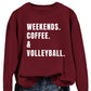 Women's Simple Round Neck Long Sleeve Loose Sweatshirt