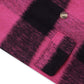 Long Plaid Double-sided Wool Overcoat