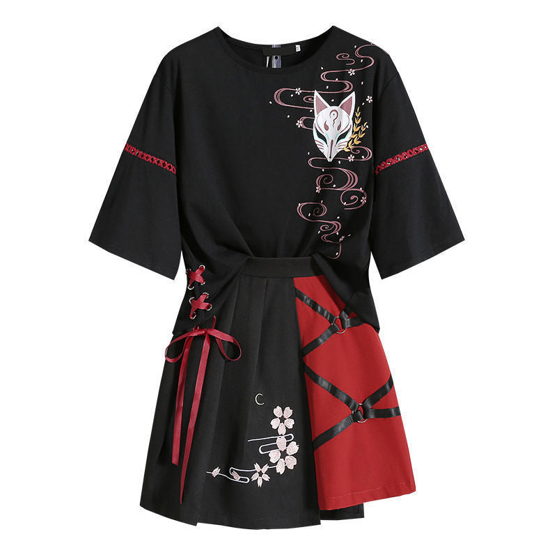 Costume d'été deux pièces Hanfu amélioré pour femme