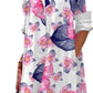 Fashion Polka Dot Printed 3d Printed Shirt Dress