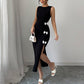 Spring And Summer European And American Style Elegant Slim Fit Dress