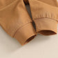 Children's Printed Top Solid Color Trousers Suit