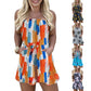 One Word Neck Sleeveless Jumpsuit Women's Waist Slim Wide Legs