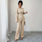European And American Leisure Simple Straight Suit Women