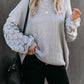 Large Size Loose Long-sleeved Large-sleeved Knitted Pullover Halloween Sweater