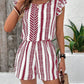Female Strap Floral Print Ruffles Jumpsuit