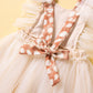 Robe à bretelles spaghetti en maille à imprimé léopard pour fille