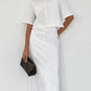 Costume slim en coton et lin pour femme, coupe ajustée et tendance
