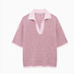 Loose Knitted Top High Waist Knit Shorts Suit