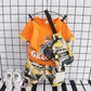 Baby Boy's Cotton Print Short Sleeve Suit