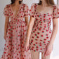 Strawberry Sequin Embroidery For Beautiful Women's Tube Top