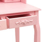 dressing table set with stool 75x Paulownia
