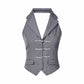 Chinese Style Traditional Halter Spaghetti Straps Vest Slit Skirt Suit