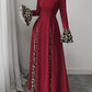 European And American Women's Clothing Leopard Print Contrast Color Long Dress