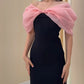 Elegant Bow Contrast Dress