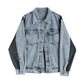 Women's Contrast Color Stitching All-match Thin Denim Jacket