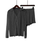 Ladies Long Sleeve Lapel Shorts Fashion Set