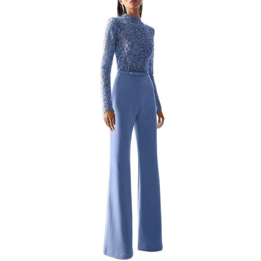 Women's Lace Fashion Long Tassel Jumpsuit