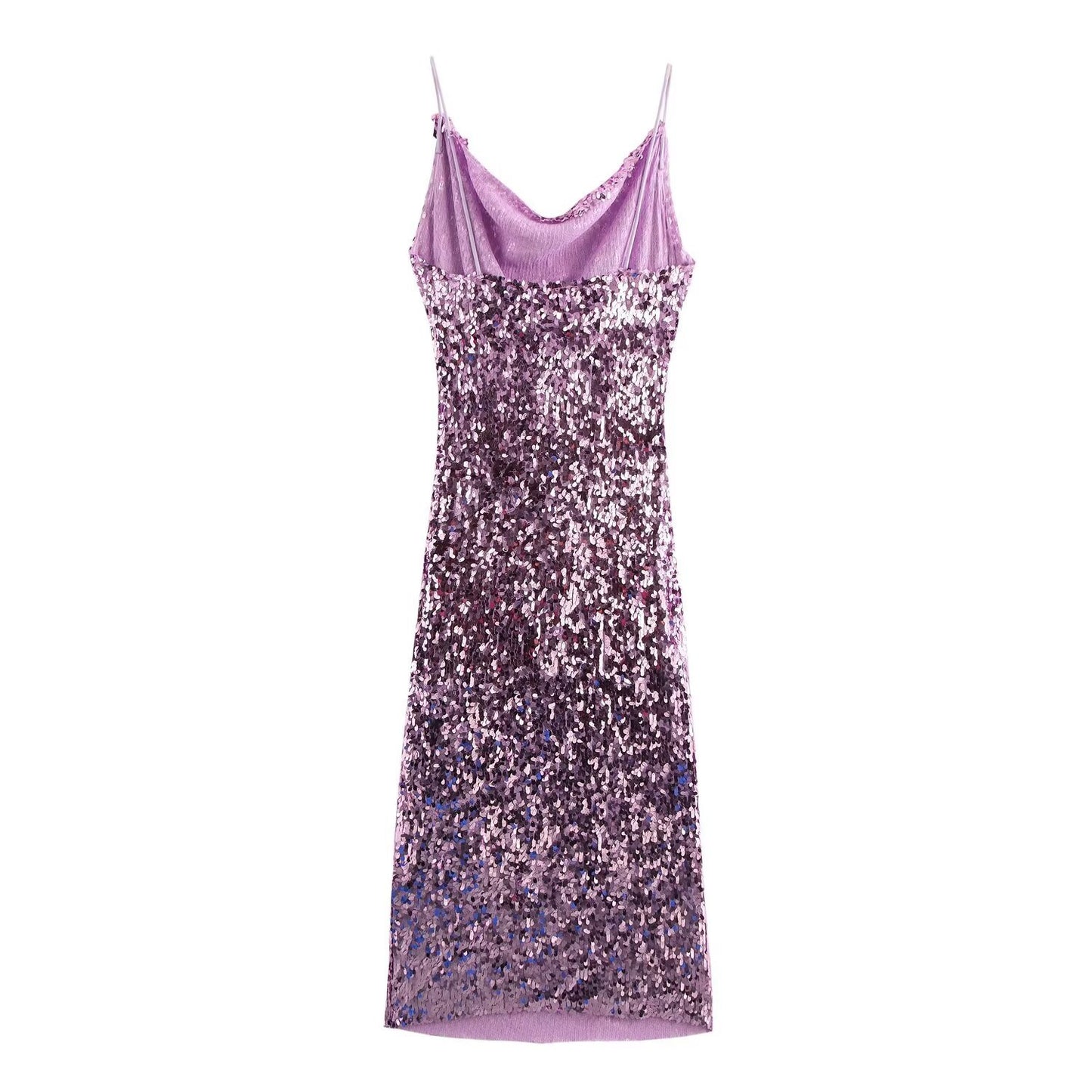 Robe jupe mi-longue élégante à la mode européenne et américaine avec décoration en perles