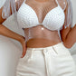 Fishnet Women's Clothing Short Sleeve Vest