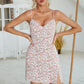 Robe de vacances à fleurs sans manches pour femme