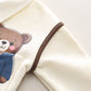 Korean Fleece-lined Two-piece Suit Baby Children Warm Suit