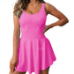 Women's One-piece Anti-exposure Fitness Pantskirt