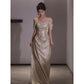 Women's Shiny Banquet Host Dress