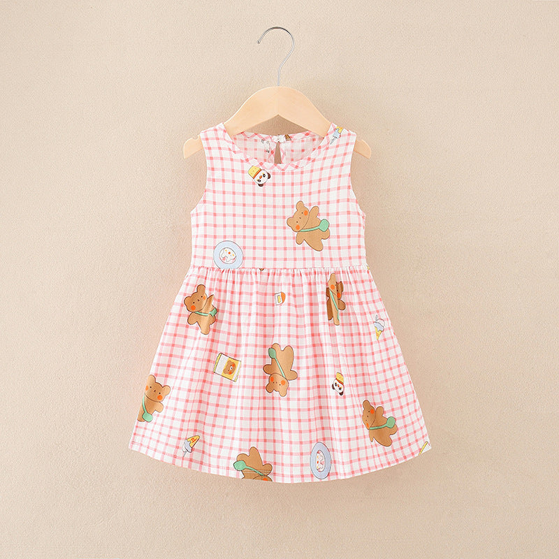 A-line Skirt Girls' Dress Medium And Small