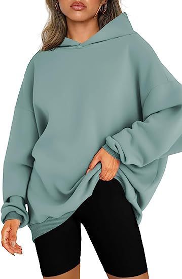 Pull à capuche ample surdimensionné pour femme