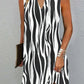 Women's Multi-color A- Line Sleeveless Dress