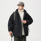 Thick Contrast Color Bread Coat For Women