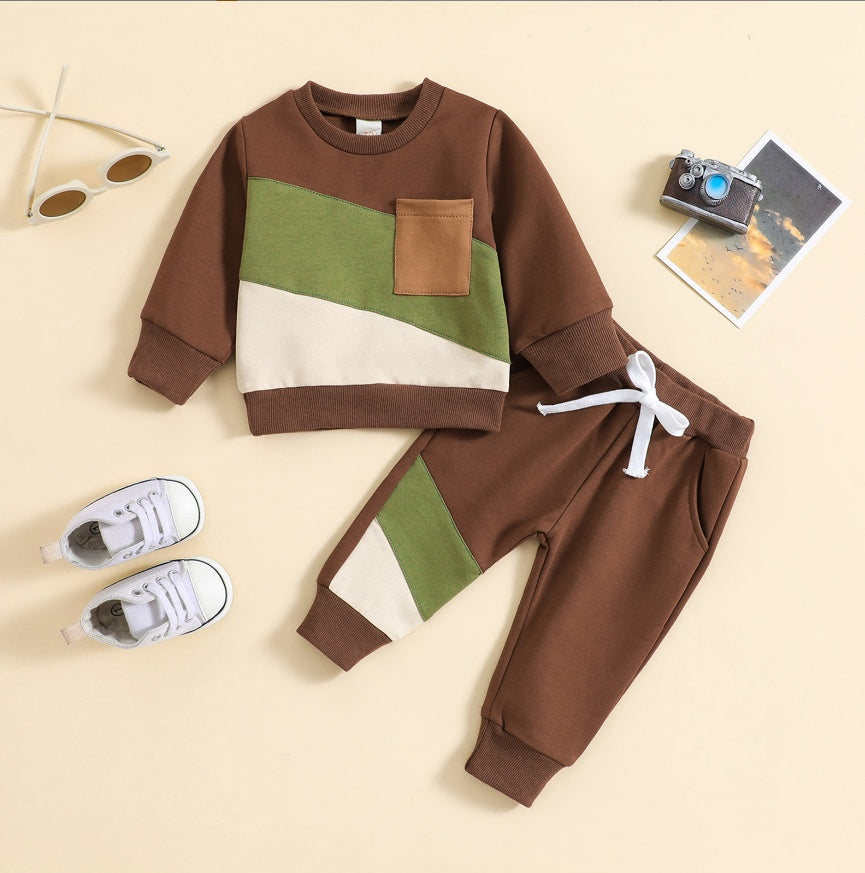 Baby Boys And Girls Leisure Pajamas Sweater Suit