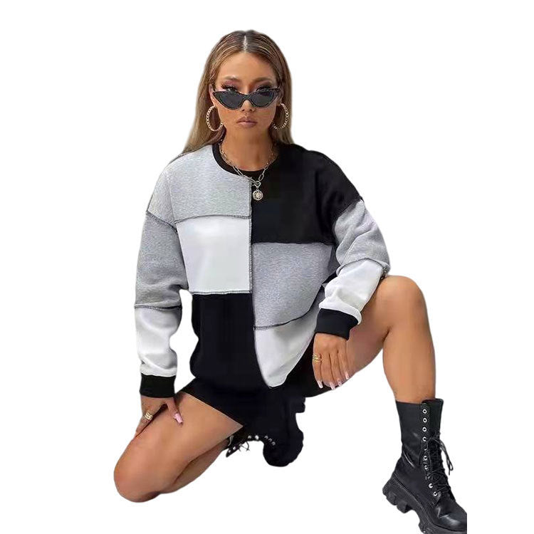 Pull ample de sport assorti pour femme