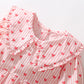 Robe à manches longues en coton pour enfants, imprimée