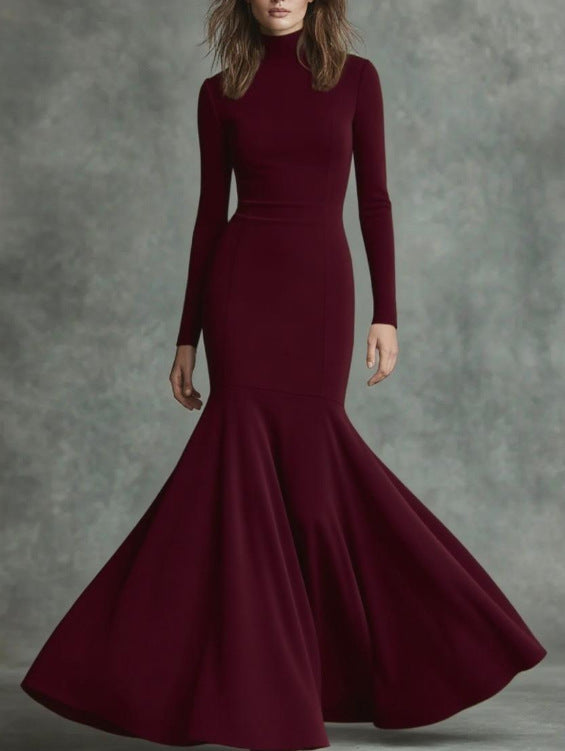 Elegant New Mermaid Dress In British Style