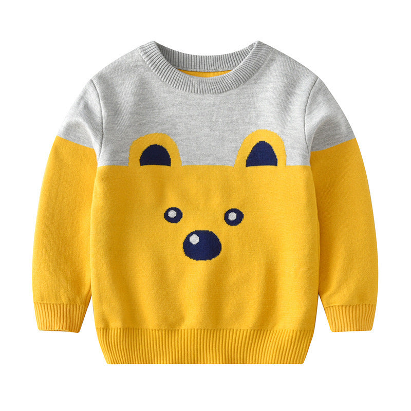 Trendy Children's Sweater Double Layer Thickening