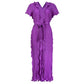 Robe moulante plissée à la taille pour femme