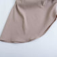 Off-the-shoulder Pleated Asymmetric Top