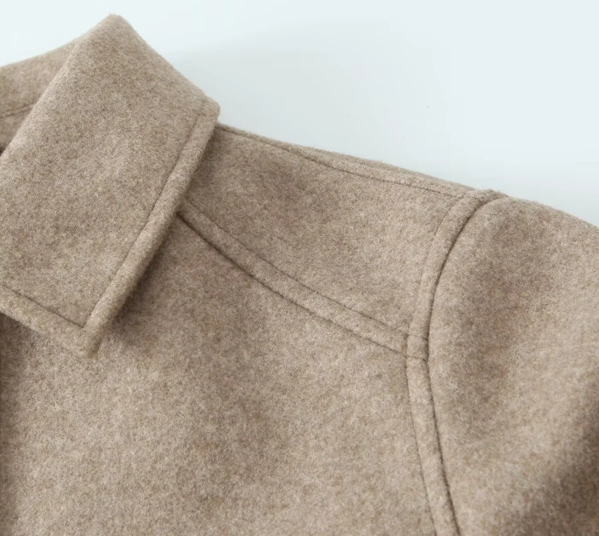 Veste courte douce et décontractée pour femme